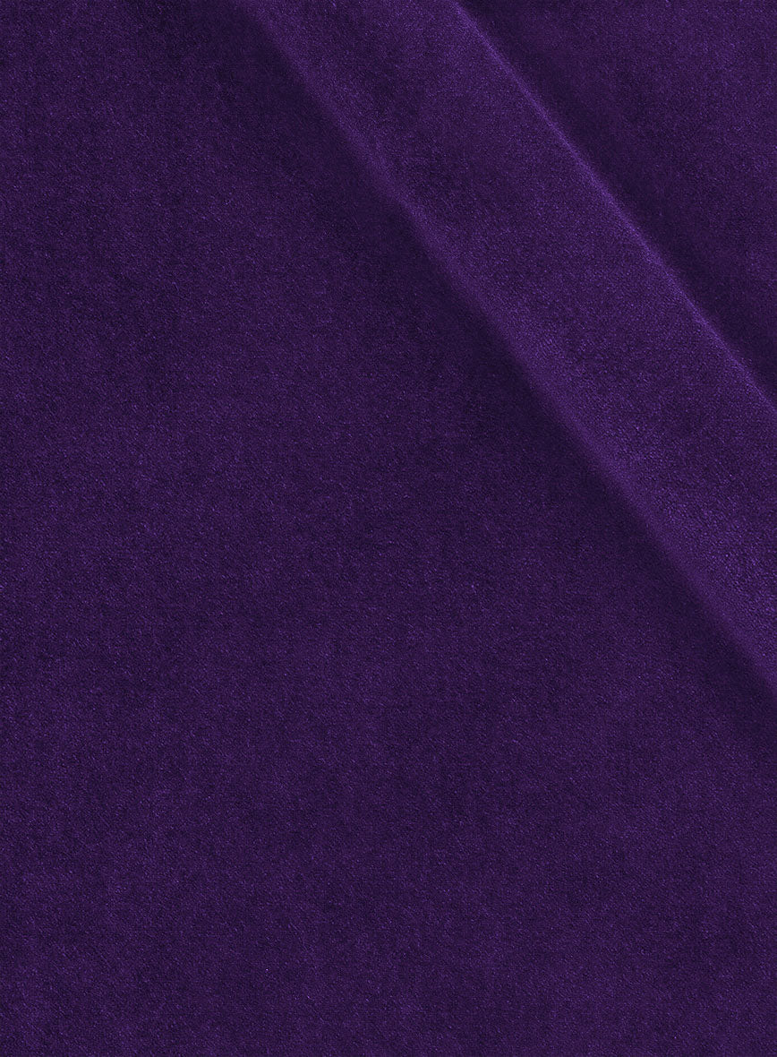 Purple Velvet Jacket - StudioSuits