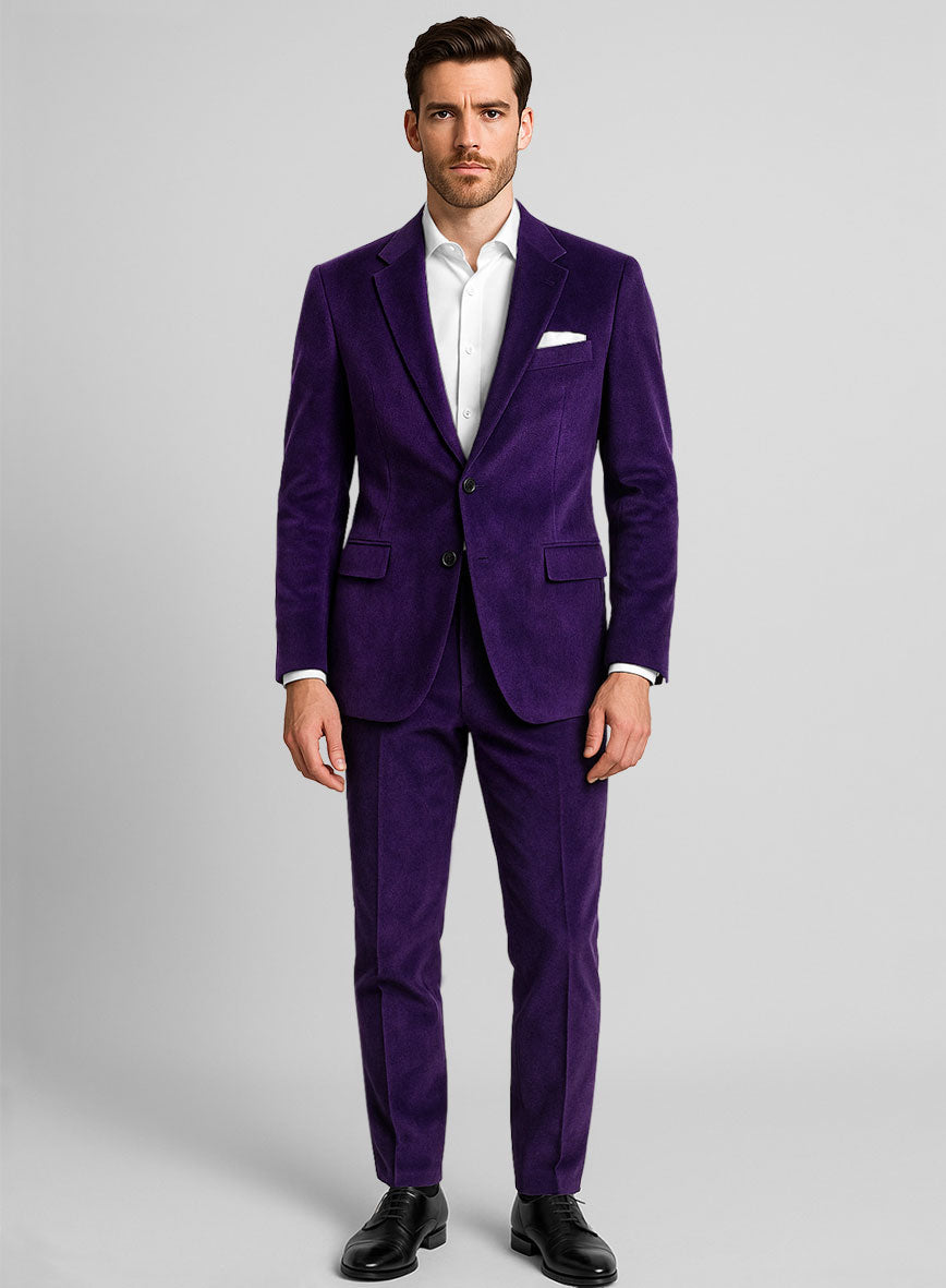 Purple Velvet Suit - StudioSuits
