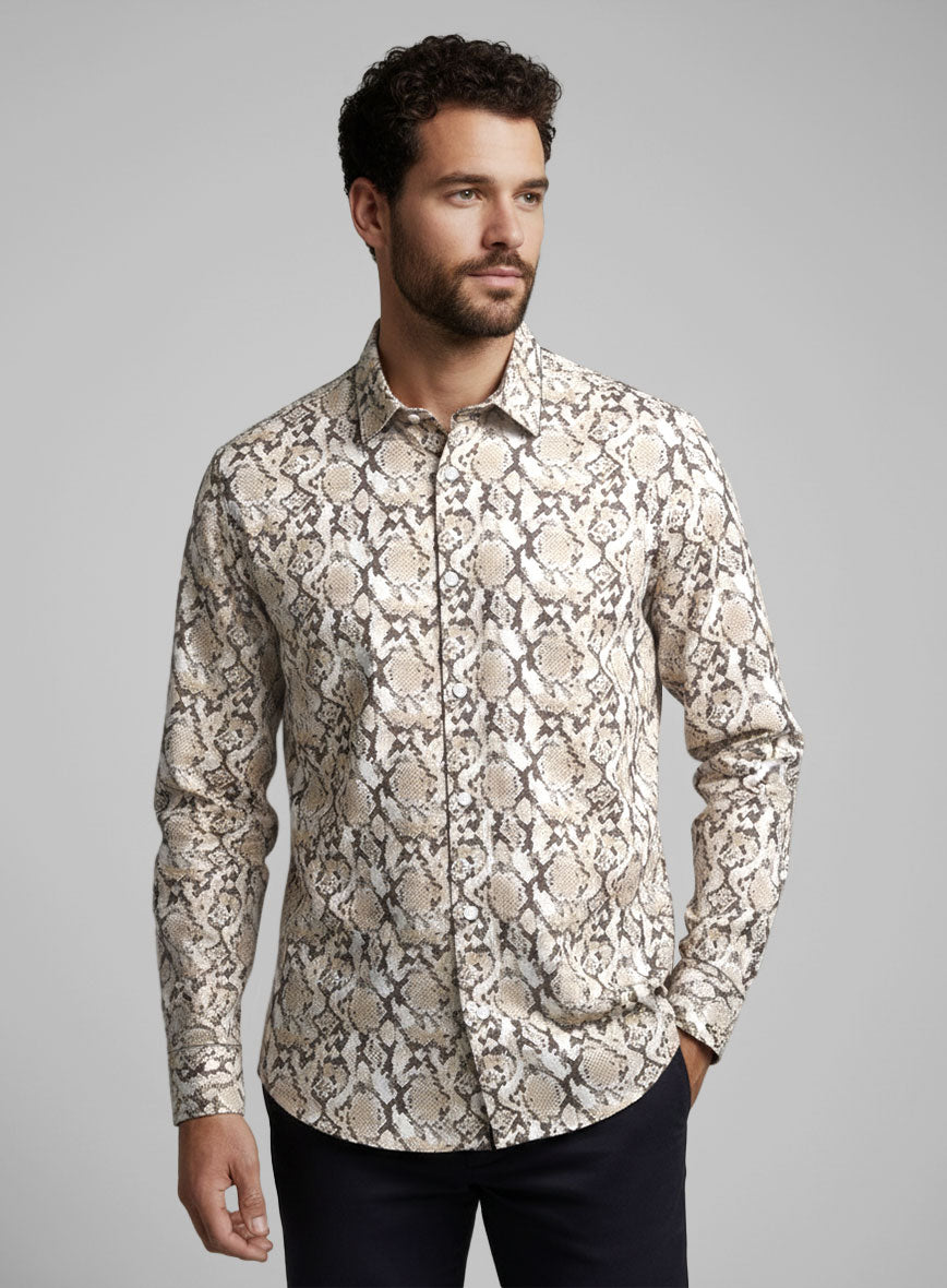 Python Cotton Shirt - StudioSuits