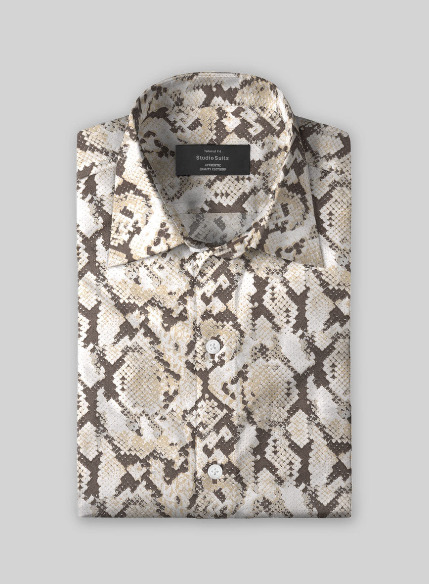 Python Cotton Shirt - StudioSuits