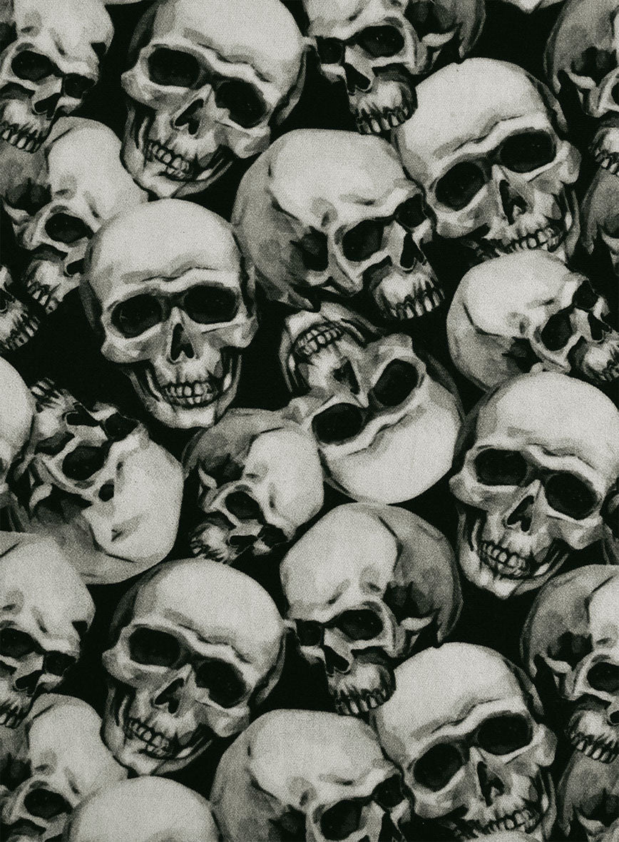 Italian Cotton Rebel Skull Shirt - StudioSuits