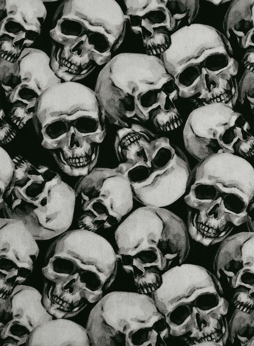 Italian Cotton Rebel Skull Shirt - StudioSuits