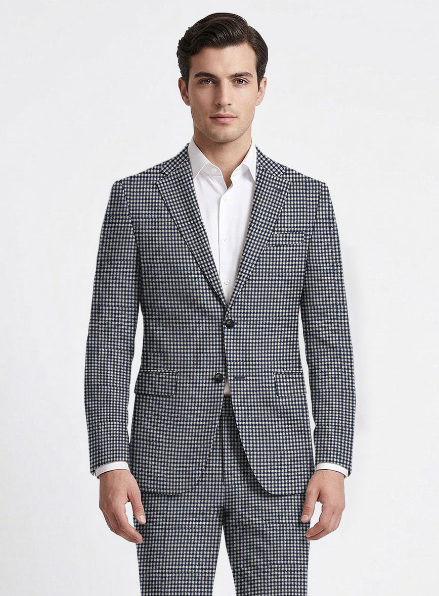 Reda Arlamo Blue Wool Jacket - StudioSuits