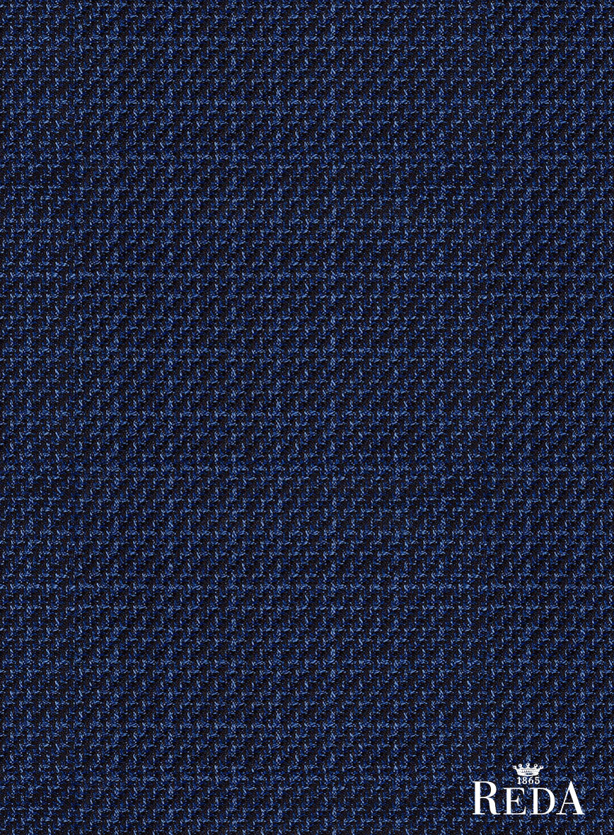 Reda Tomare Blue Wool Jacket - StudioSuits