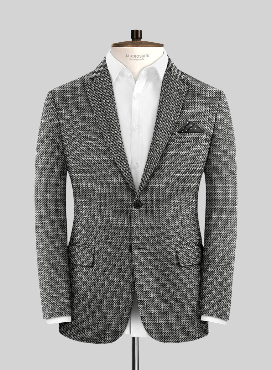 Reda Adame Checks Wool Jacket - StudioSuits