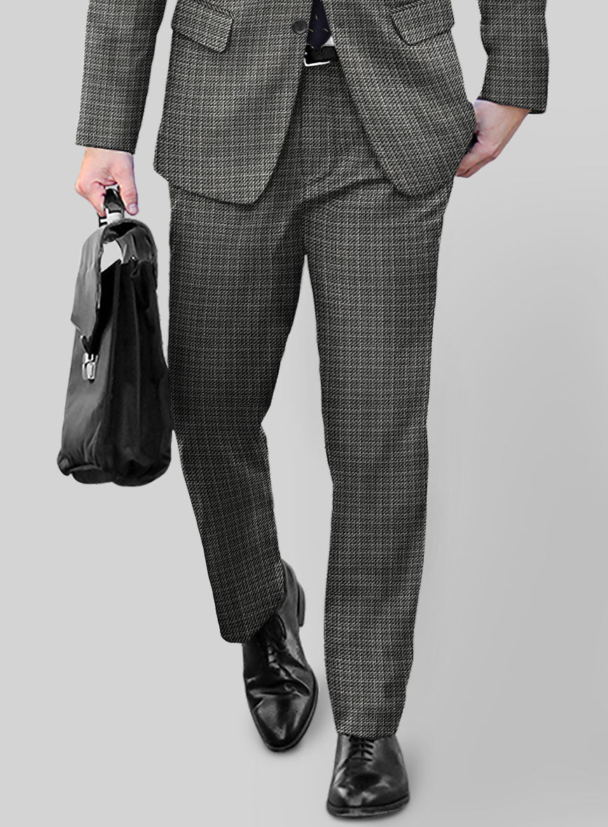 Reda Adame Checks Wool Pants - StudioSuits