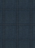 Reda Baltie Blue Checks Wool Jacket - StudioSuits