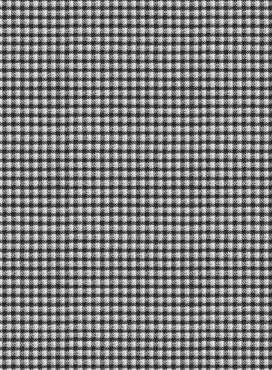 Reda Beltra Black Checks Wool Jacket - StudioSuits