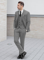 Reda Beltra Black Checks Wool Suit - StudioSuits