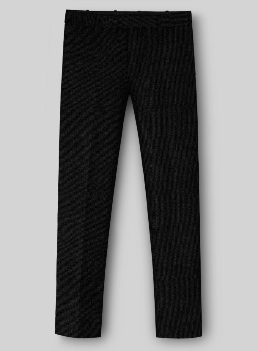 Reda Black Pure Wool Suit - StudioSuits