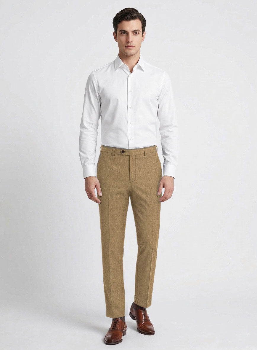 Reda British Khaki Wool Suit - StudioSuits