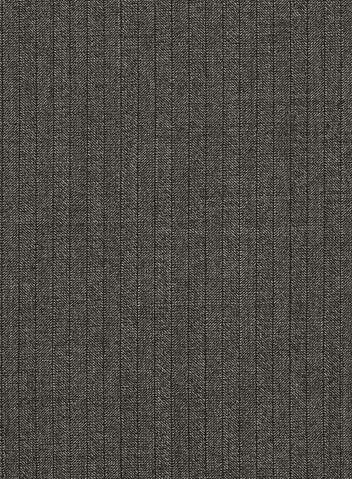 Reda Carfa Brown Wool Pants - StudioSuits
