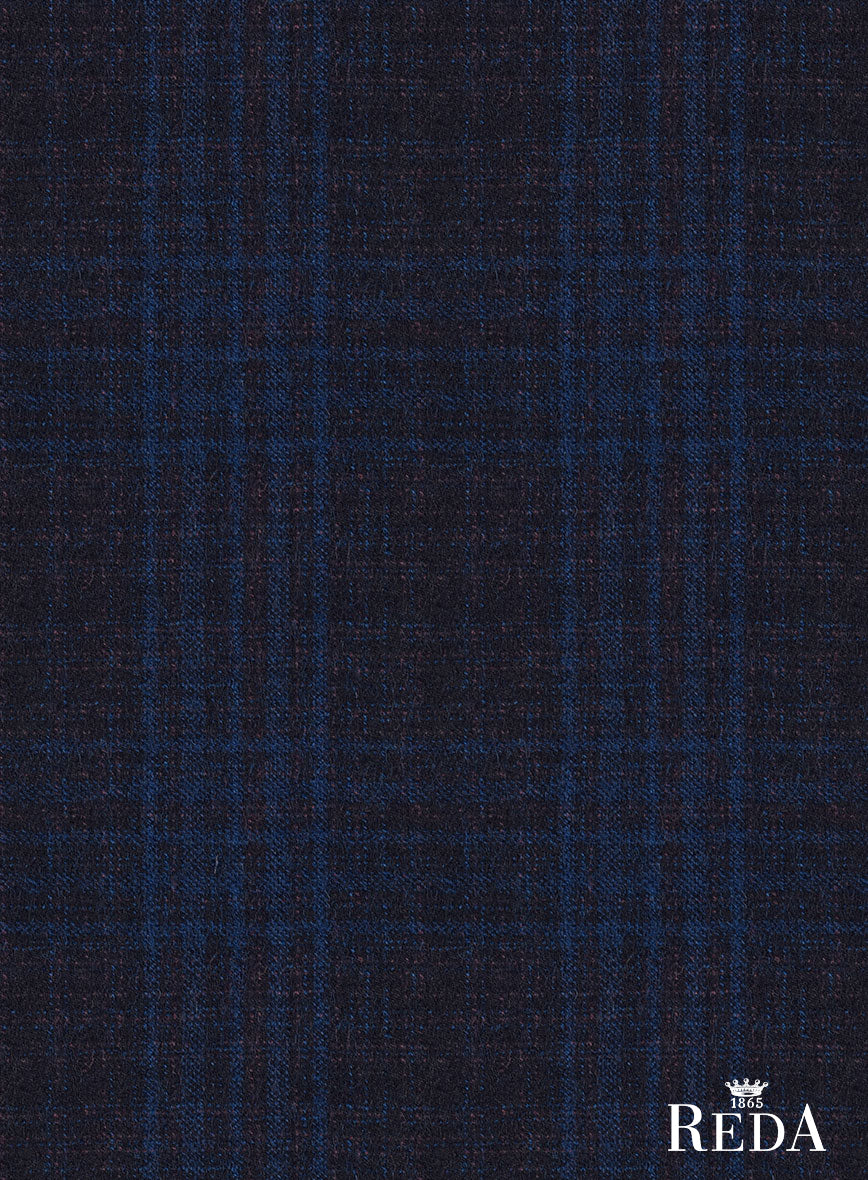 Reda Carli Blue Checks Wool Suit - StudioSuits