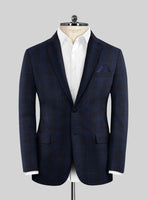 Reda Carli Blue Checks Wool Suit - StudioSuits
