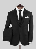 Reda Cashmere Black Wool Suit - StudioSuits