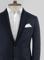 Reda Cashmere Blue Checks Wool Suit - StudioSuits