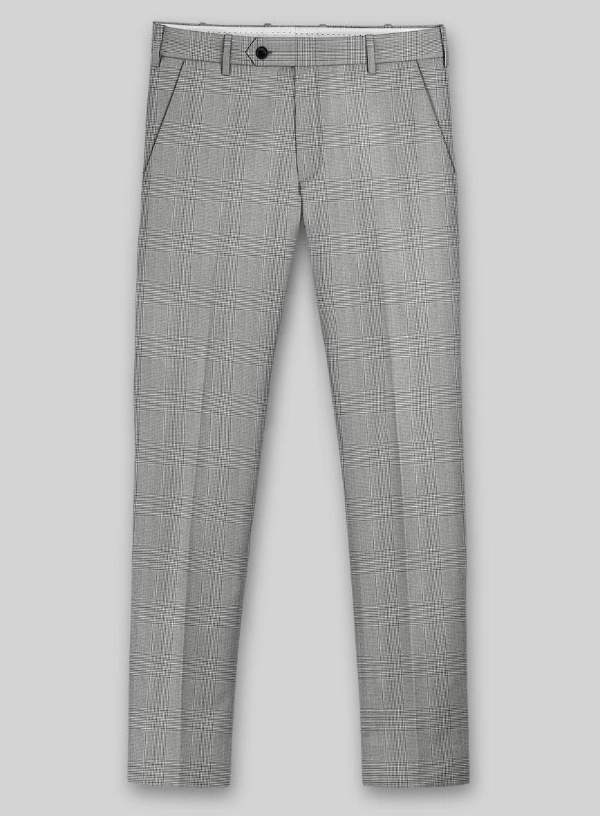 Reda Cashmere BW Prince Of Wales Wool Suit - StudioSuits