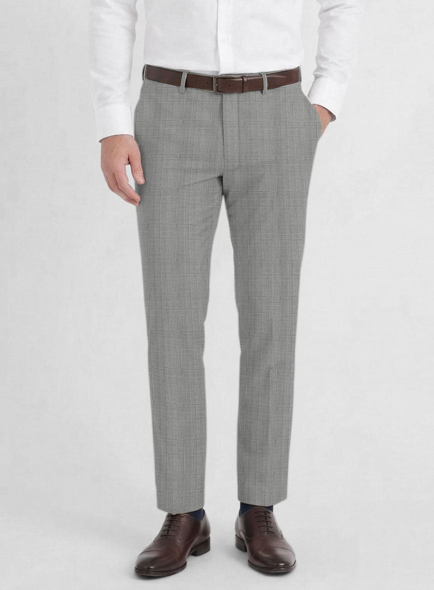 Reda Cashmere BW Prince Of Wales Wool Suit - StudioSuits