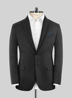 Reda Cashmere Dark Gray Chalkstripe Wool Suit - StudioSuits