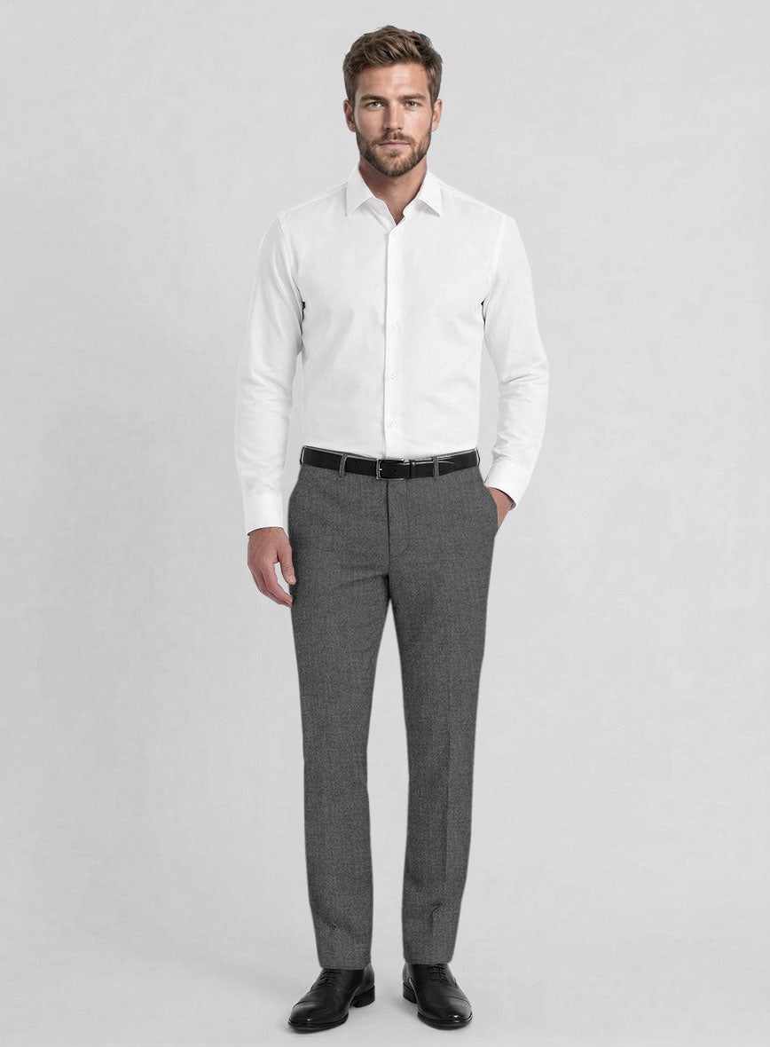 Reda Cashmere Mid Gray Wool Suit - StudioSuits