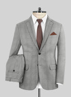 Reda Cashmere BW Prince Of Wales Wool Suit - StudioSuits