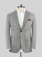 Reda Cashmere BW Prince Of Wales Wool Suit - StudioSuits