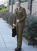 Reda Cebri Green Checks Wool Suit - StudioSuits