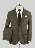Reda Cebri Green Checks Wool Suit - StudioSuits