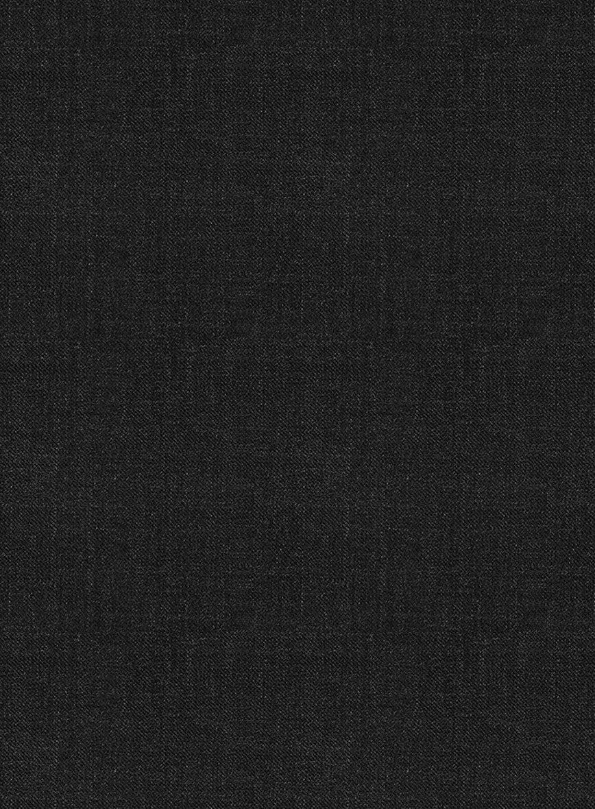 Reda Classic Charcoal Wool Pants - StudioSuits