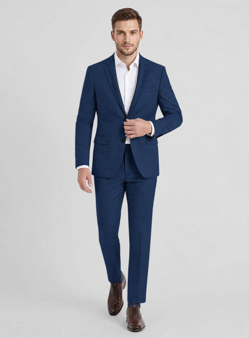Reda Cobalt Blue Wool Suit - StudioSuits