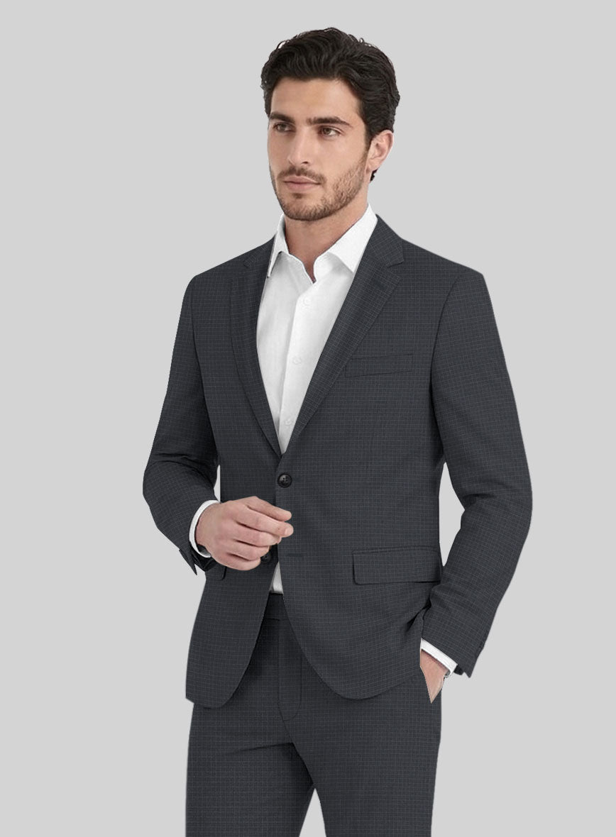 Reda Curto Gray Wool Jacket - StudioSuits
