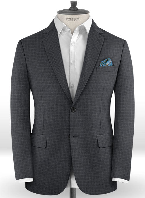 Reda Curto Gray Wool Jacket - StudioSuits