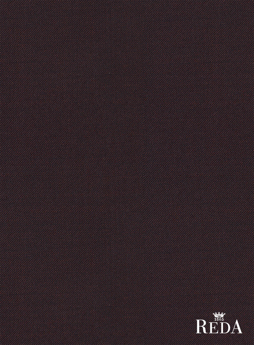Reda Dark Wine Wool Pants - StudioSuits