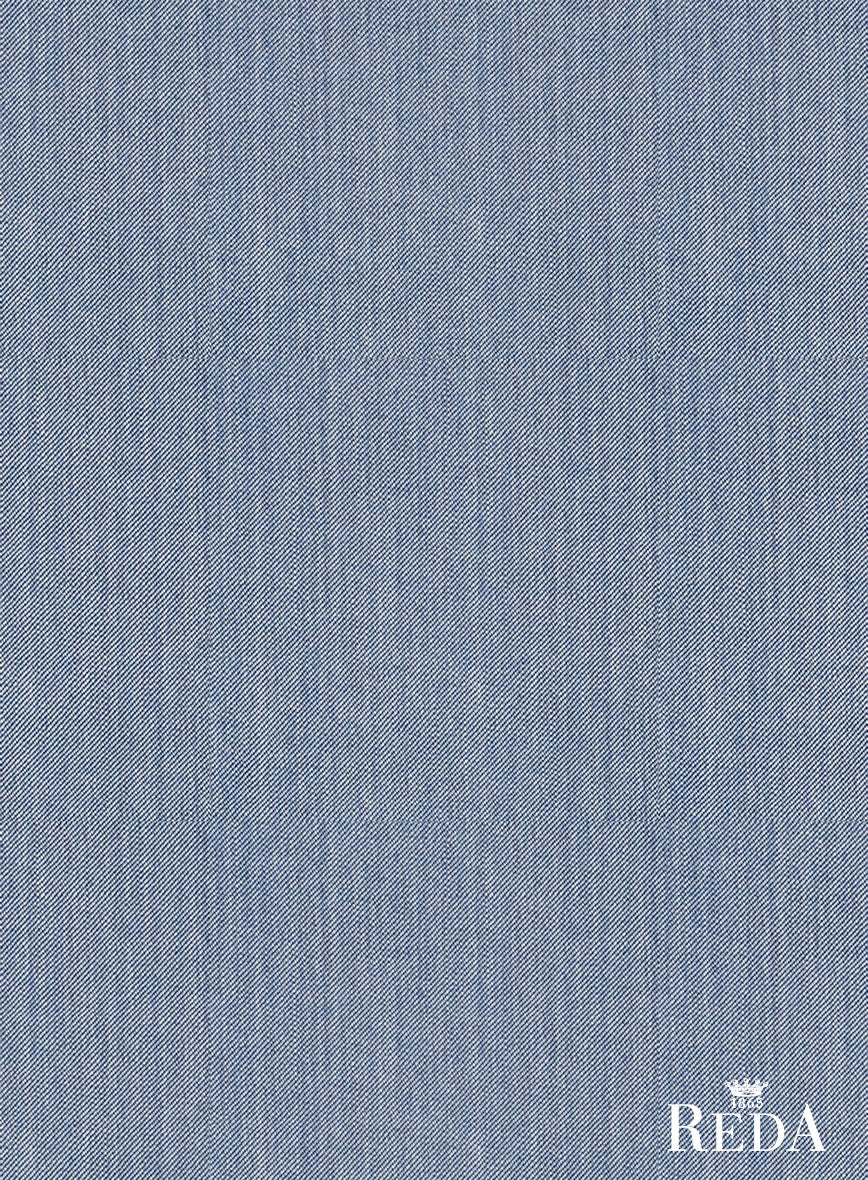 Reda Denim Light Blue Wool Jacket - StudioSuits