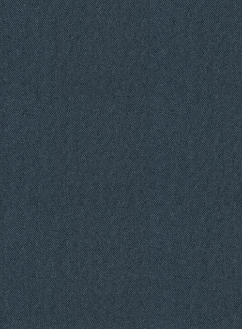 Reda Ebony Blue Wool Jacket - StudioSuits