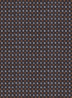Reda Filibe Honey Comb Brown Wool Jacket - StudioSuits
