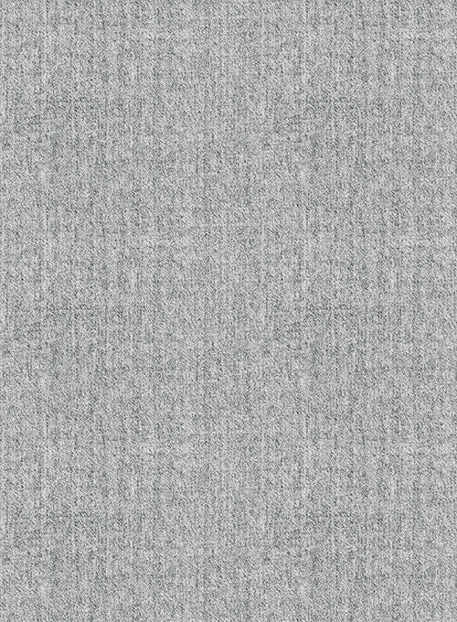 Reda Flannel Light Gray Wool Jacket - StudioSuits