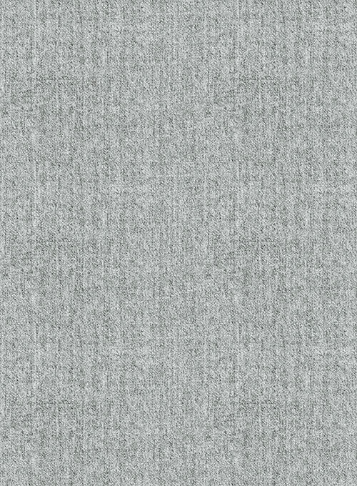 Reda Flannel Light Gray Wool Jacket - StudioSuits