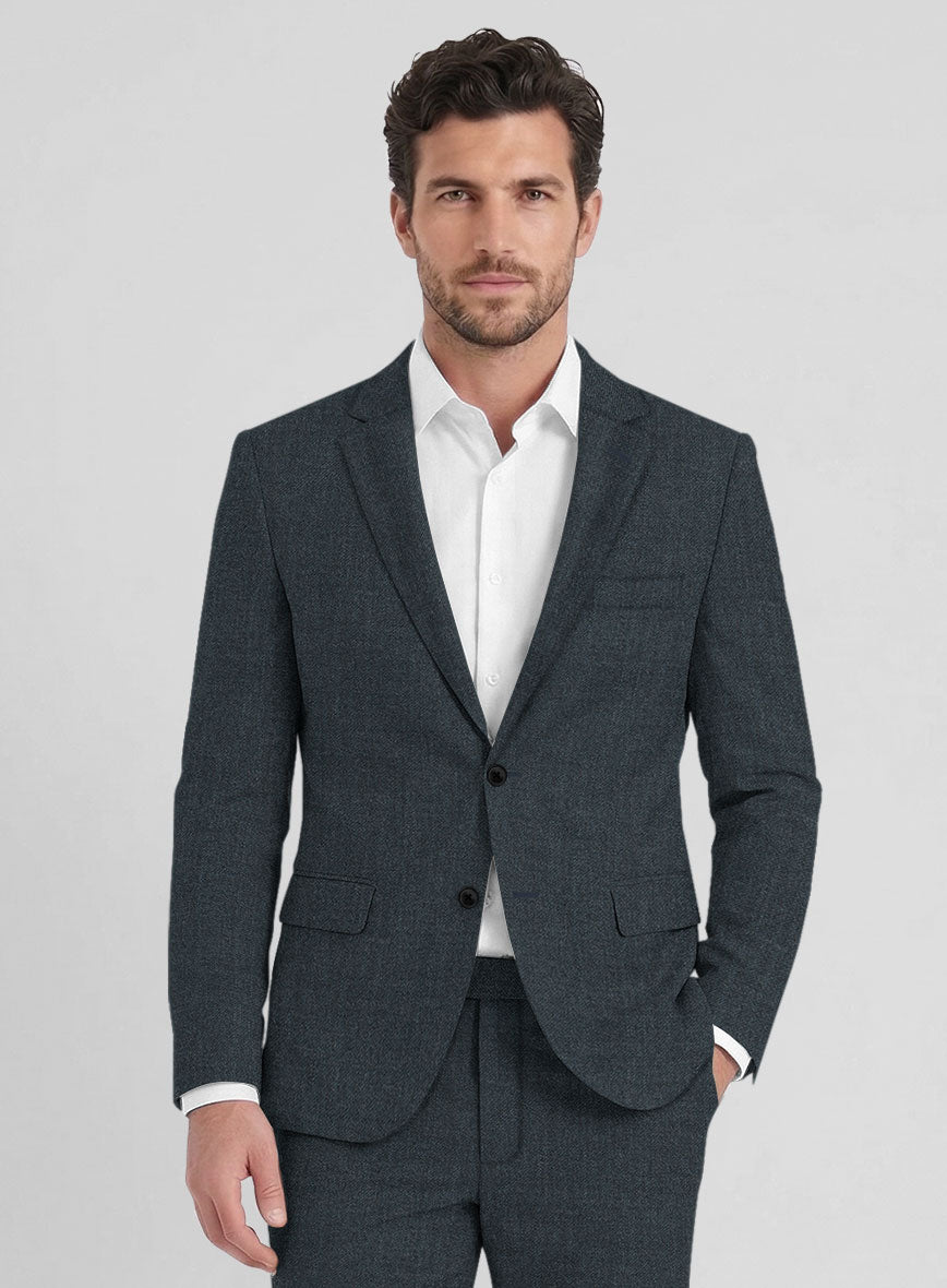 Reda Flexo Bond Blue Wool Suit - StudioSuits