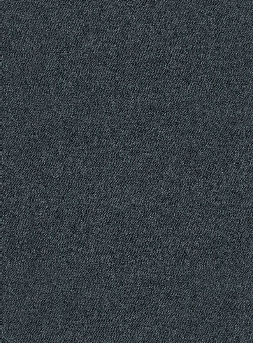 Reda Flexo Bond Blue Wool Pants - StudioSuits