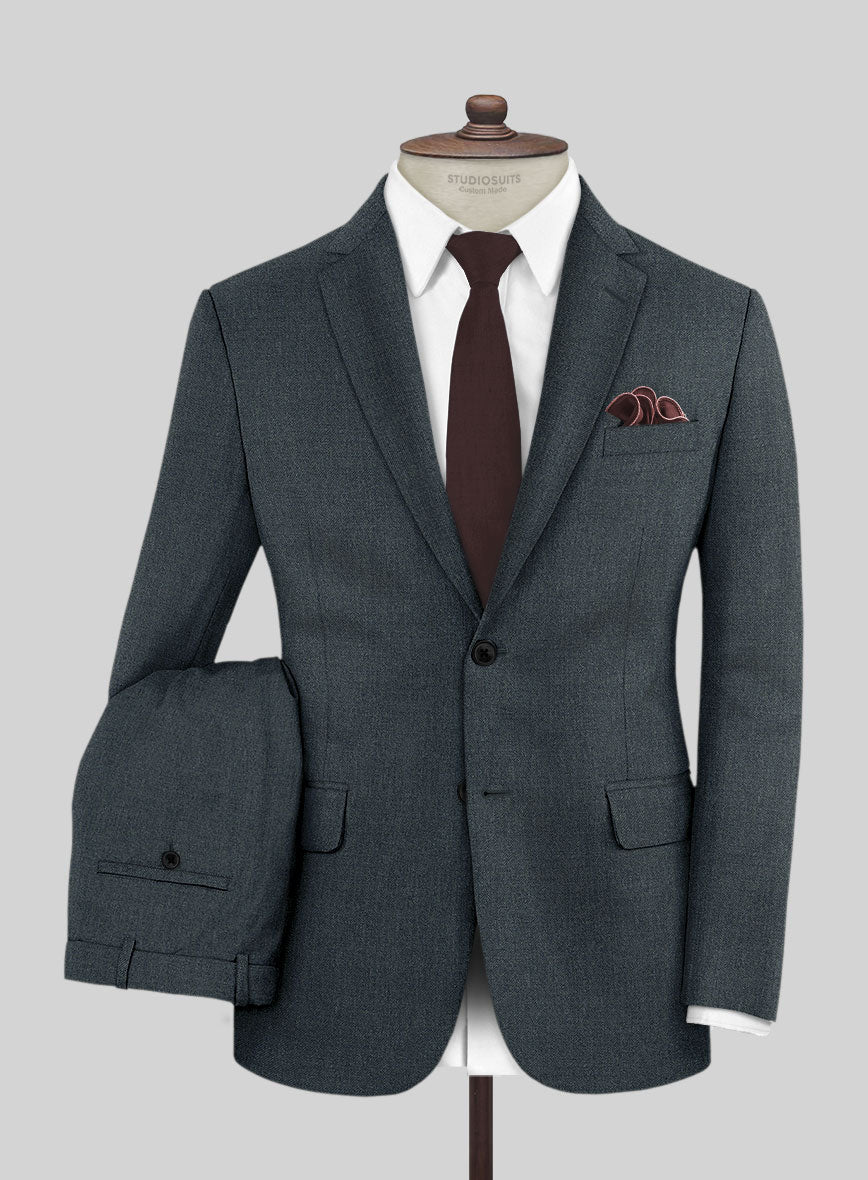 Reda Flexo Bond Blue Wool Suit - StudioSuits