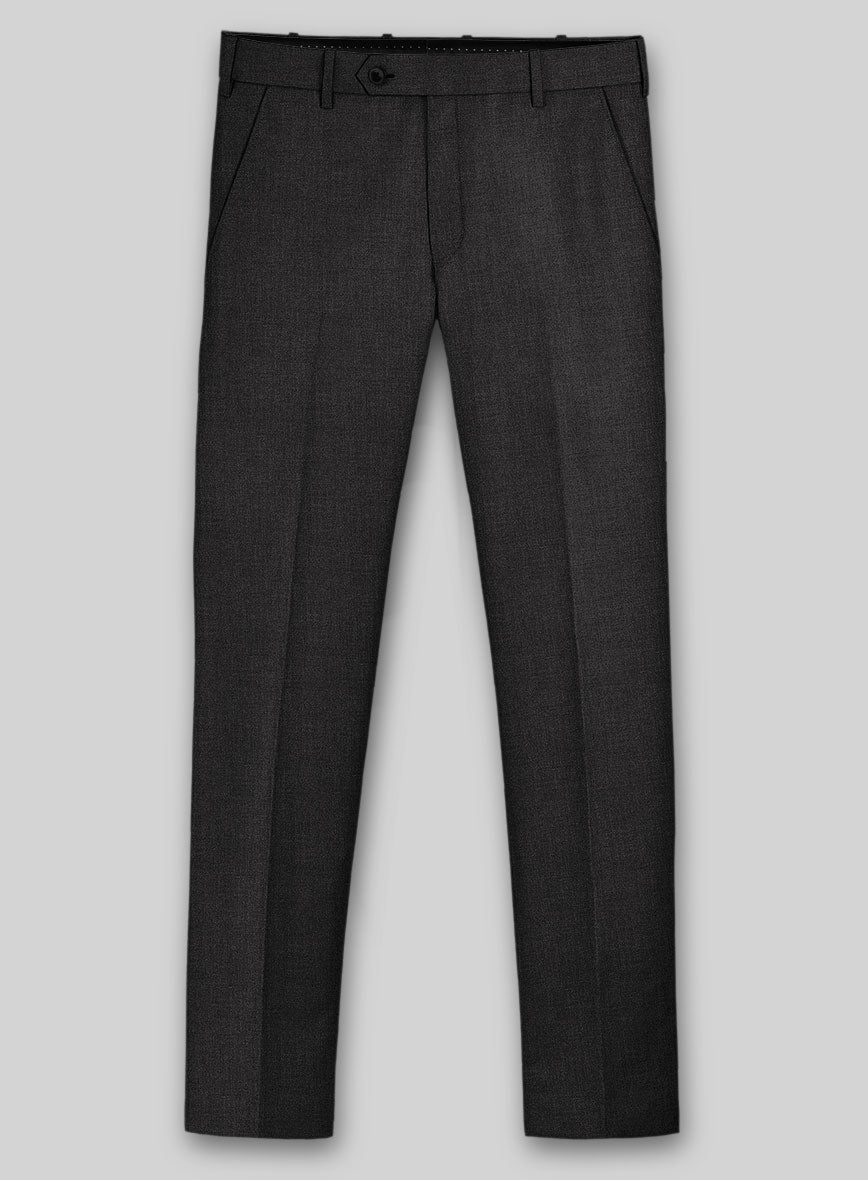 Reda Flexo Charcoal Wool Suit - StudioSuits