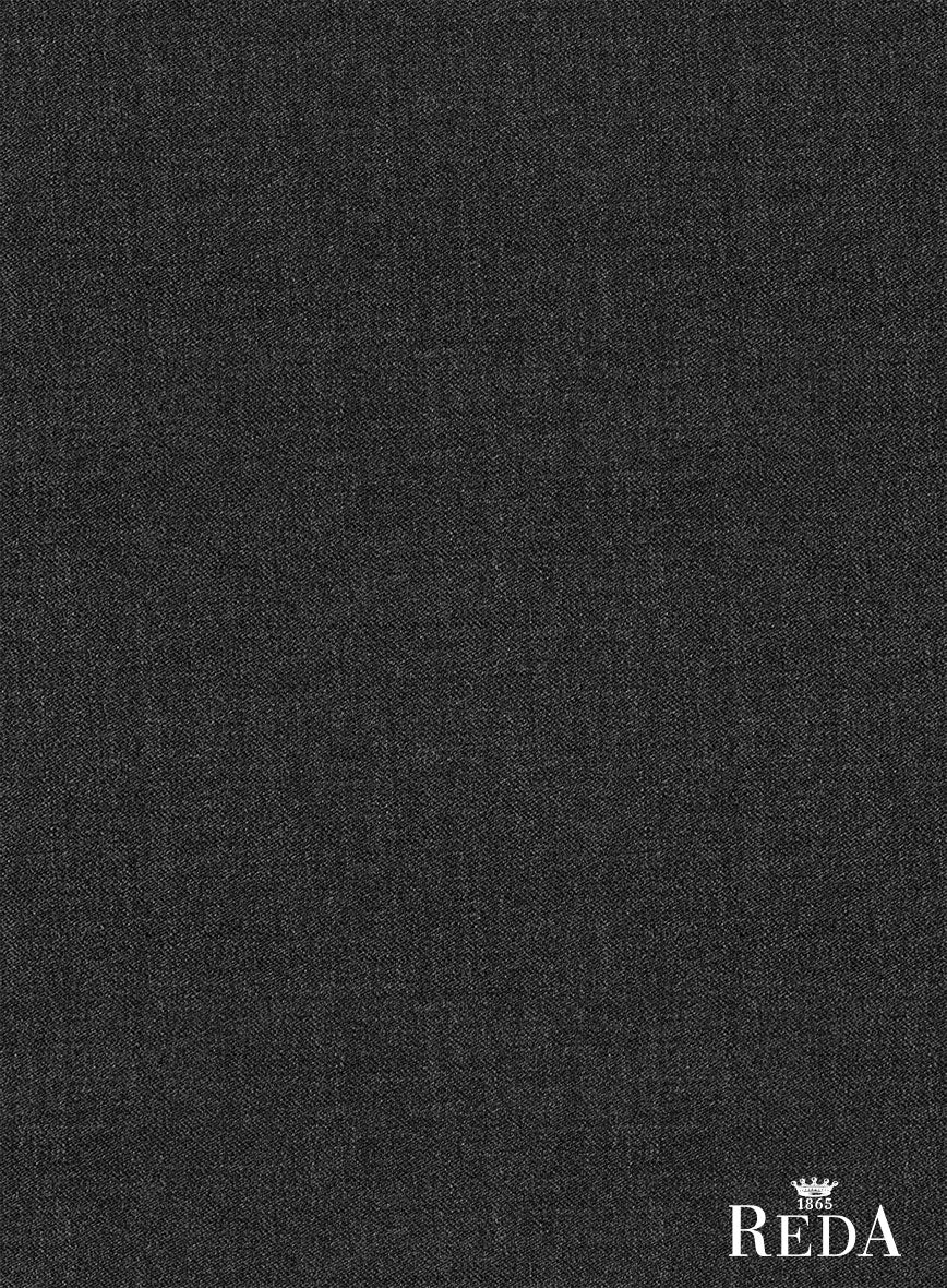 Reda Flexo Charcoal Wool Jacket - StudioSuits