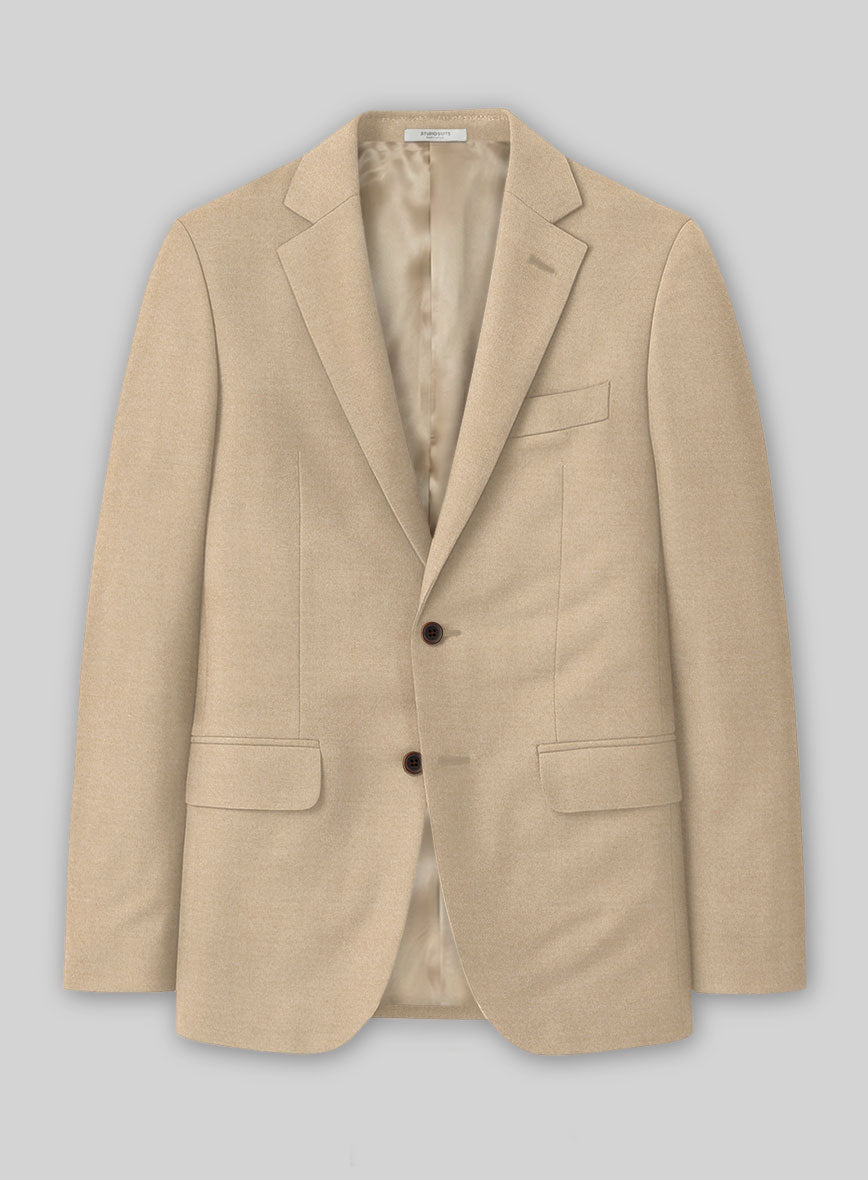 Reda Flexo Dark Beige Jacket - StudioSuits