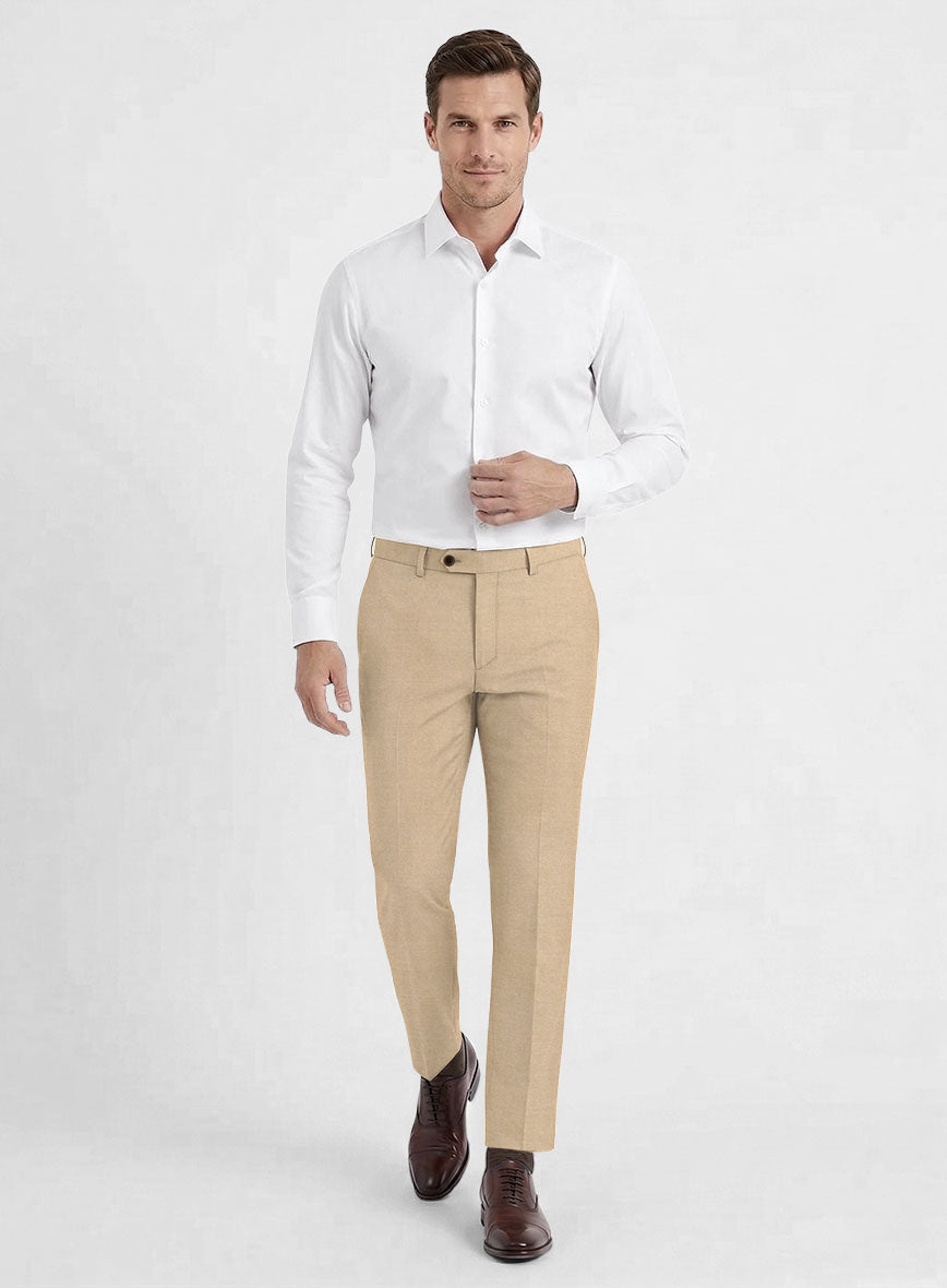 Reda Flexo Dark Beige Pants - StudioSuits