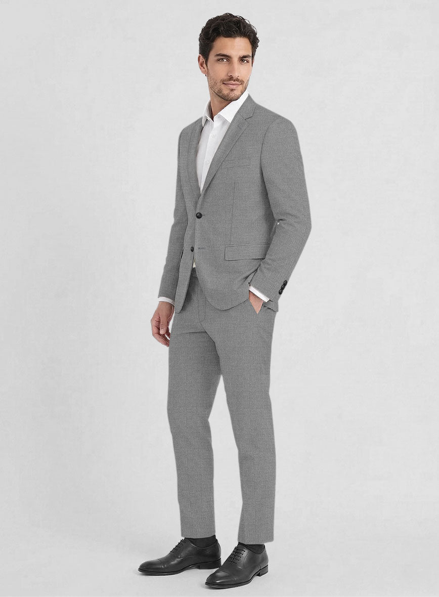 Reda Flexo Gray Wool Suit - StudioSuits