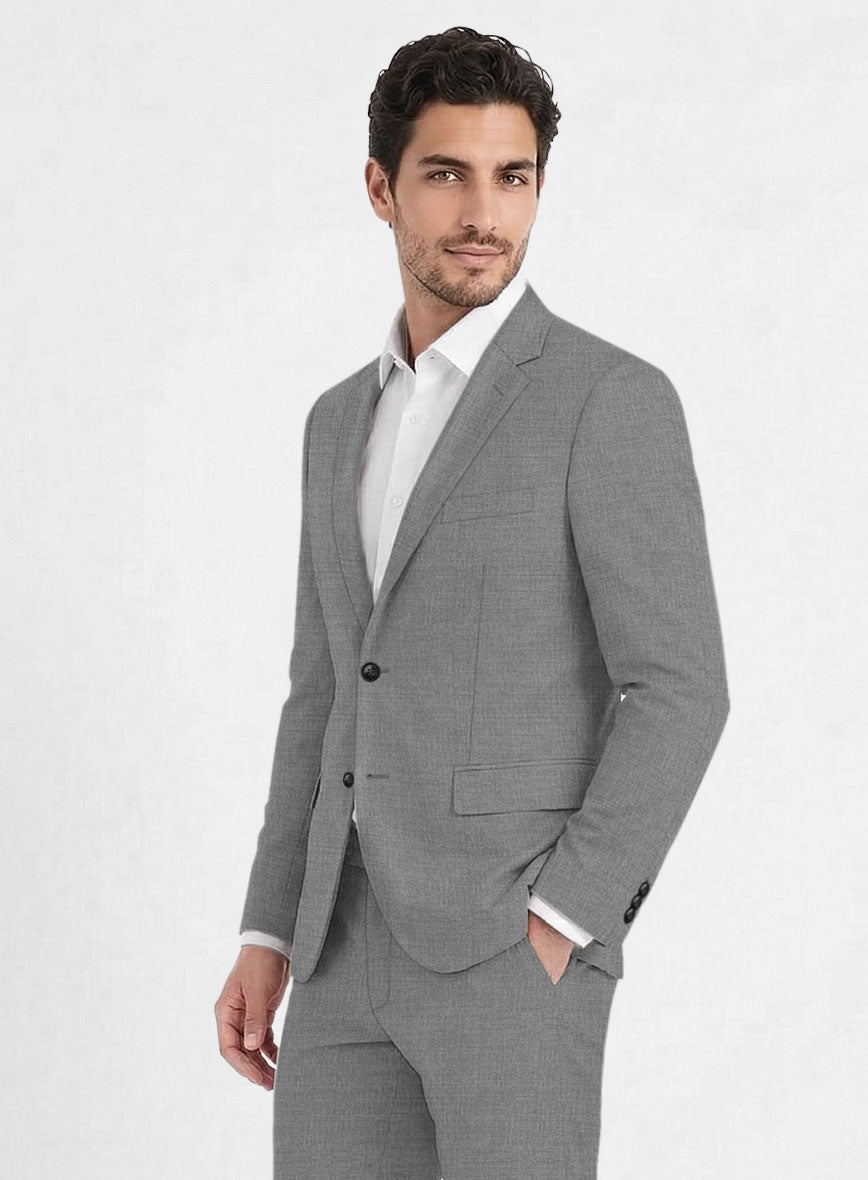 Reda Flexo Gray Wool Suit - StudioSuits
