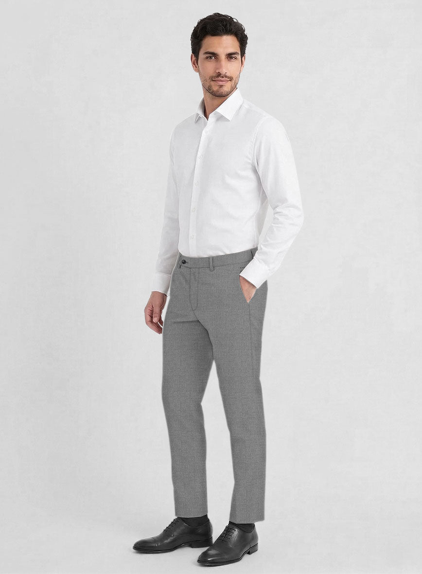 Reda Flexo Gray Wool Suit - StudioSuits