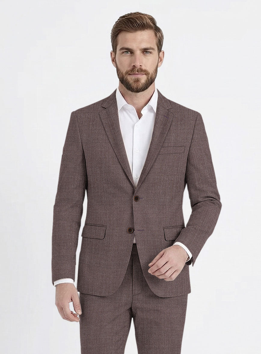 Reda Flexo Mauve Wool Jacket - StudioSuits