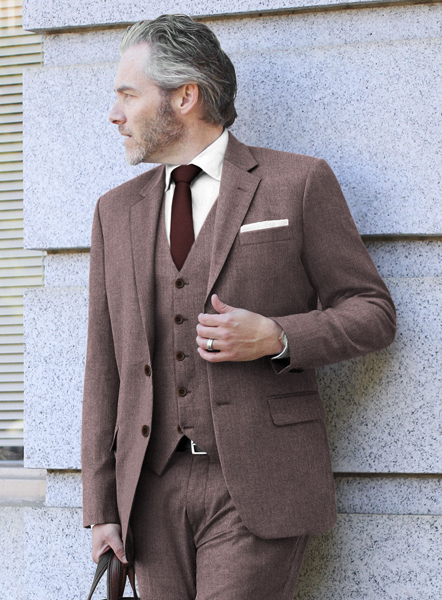 Reda Flexo Mauve Wool Jacket - StudioSuits